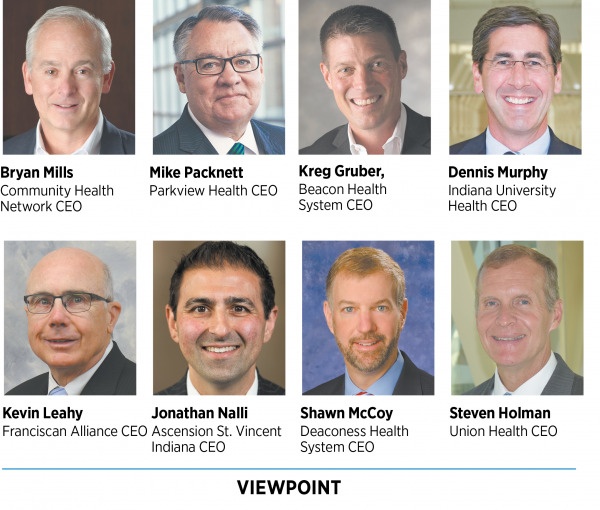 Hospital CEOs - Photo credit: Indianapolis Business Journal